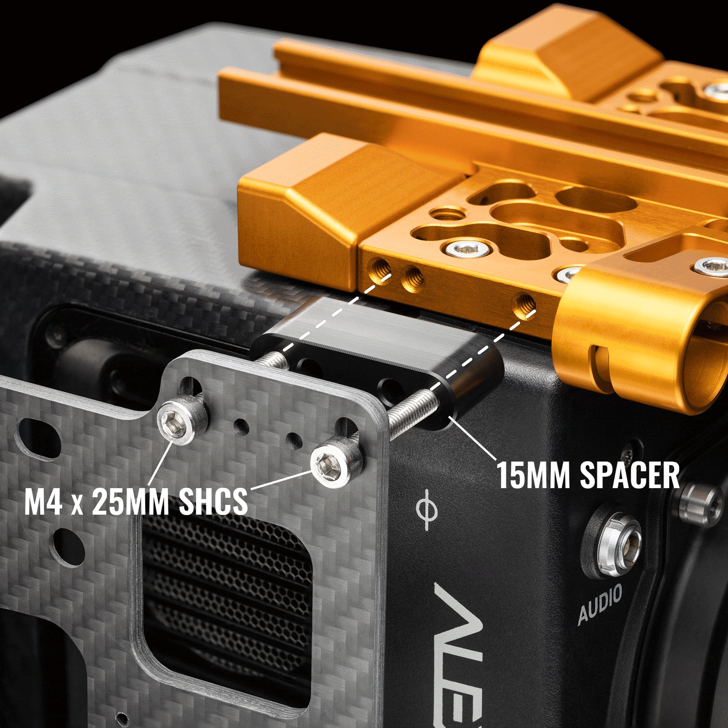 Carbon Side Plate for ALEXA Mini + Mini LF + DSMC2
