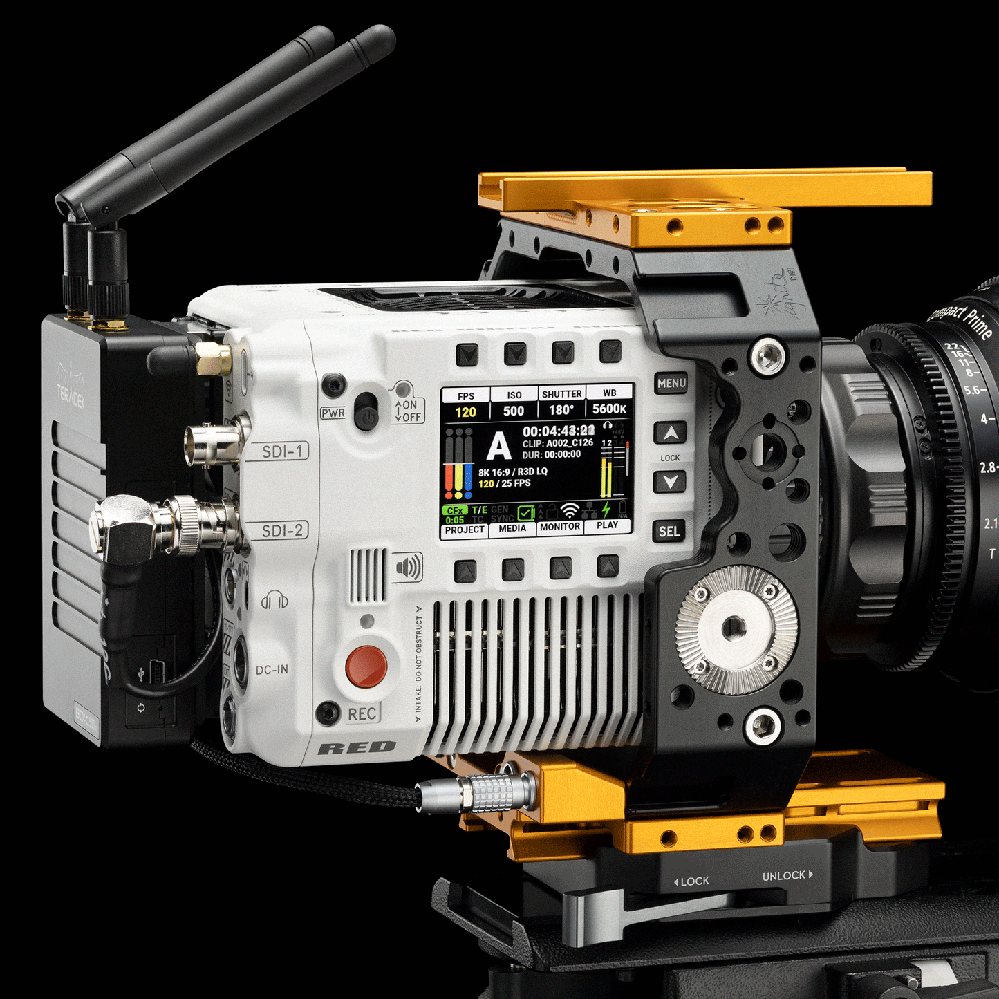 Camera Top Plate B ‣ ALEXA Mini + Mini LF + K-X + V-RAPTOR + FX6 + FX9 + BURANO + VENICE1&2 + C400
