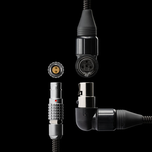 Power Cable ‣ 2-Pin Lemo to 4-Pin Mini XLR for TVLogic