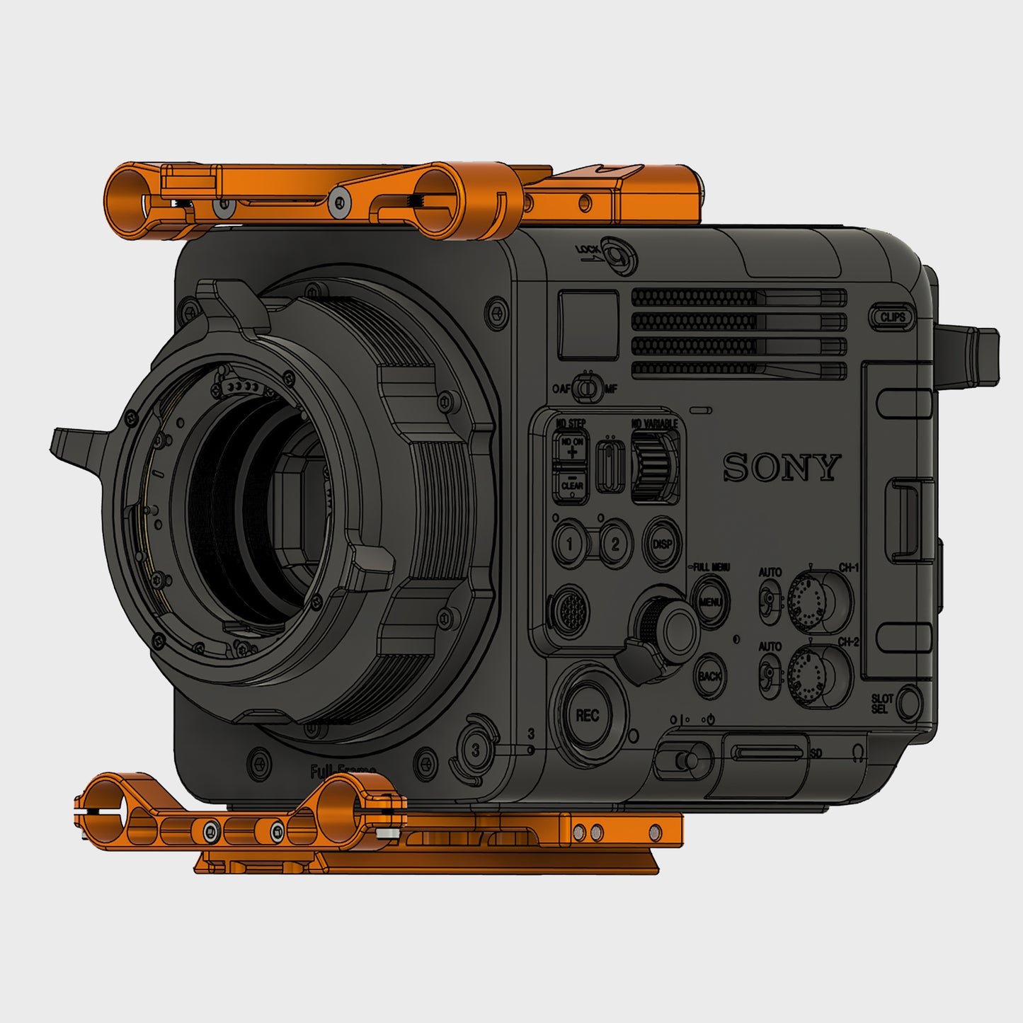 Camera Top Plate B ‣ ALEXA Mini + Mini LF + K-X + V-RAPTOR + FX6 + FX9 + BURANO + VENICE1&2 + C400