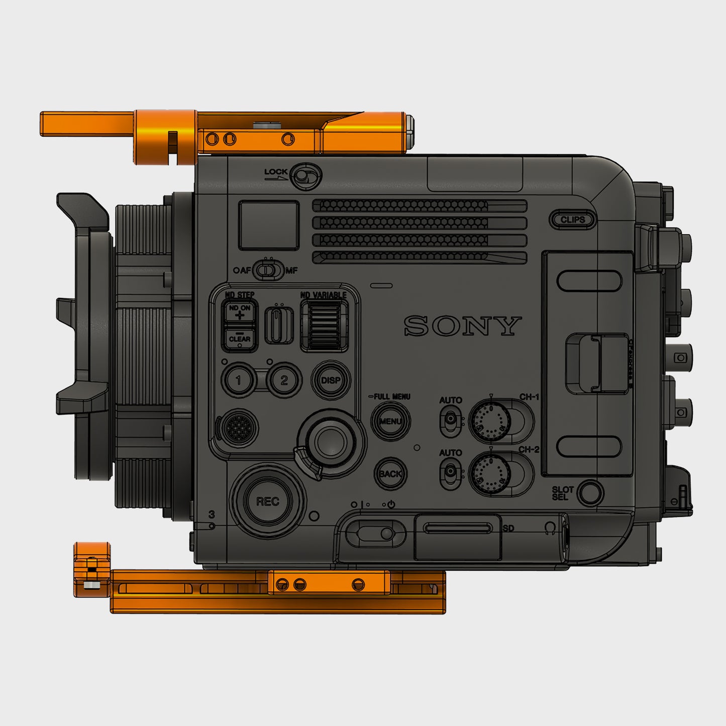 Camera Top Plate B ‣ ALEXA Mini + Mini LF + K-X + V-RAPTOR + FX6 + FX9 + BURANO + VENICE1&2 + C400